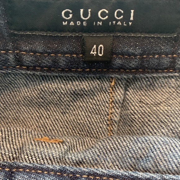 Vintage Gucci Jean Skirt - Picture 4 of 11